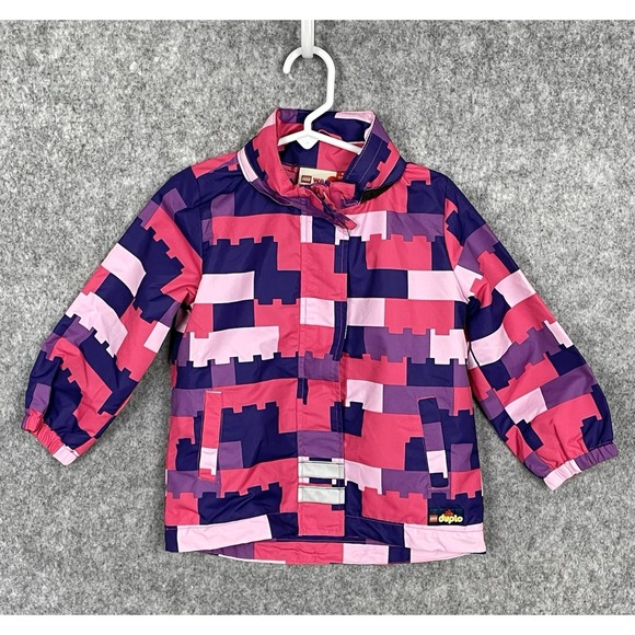 Lego Wear Girls Duplo Joan Jacket Size 18-24M Wind Water Repellent Reflective - Picture 1 of 7
